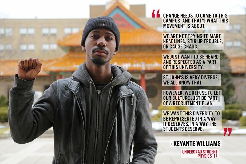 Junior Kevante Williams explains why he supports the student-led movement. 