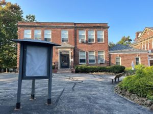 Remnants of what once was St. John’s University Staten Island campus located in Grymes Hill. 
Torch Photo / Isabella Acierno 
